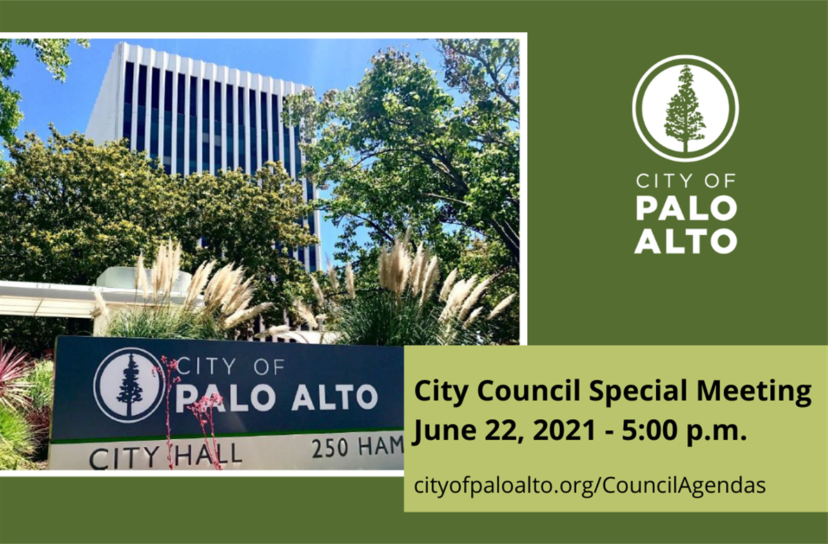 City Council Special Meeting City Of Palo Alto Ca