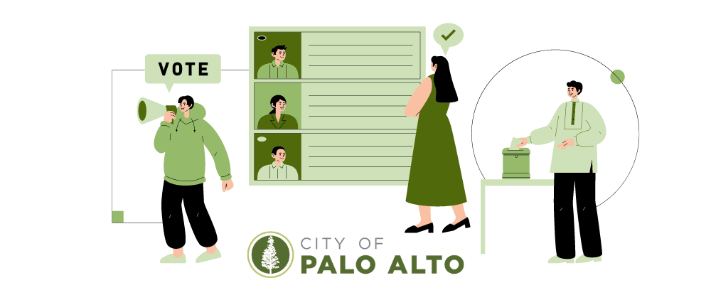 This graphic depicts someone considering candidates.