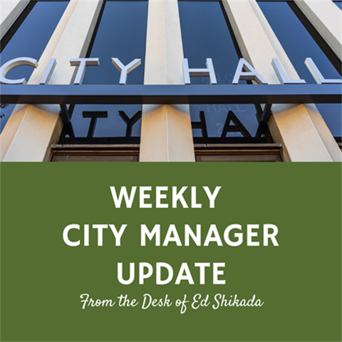 City Manager Blog Update