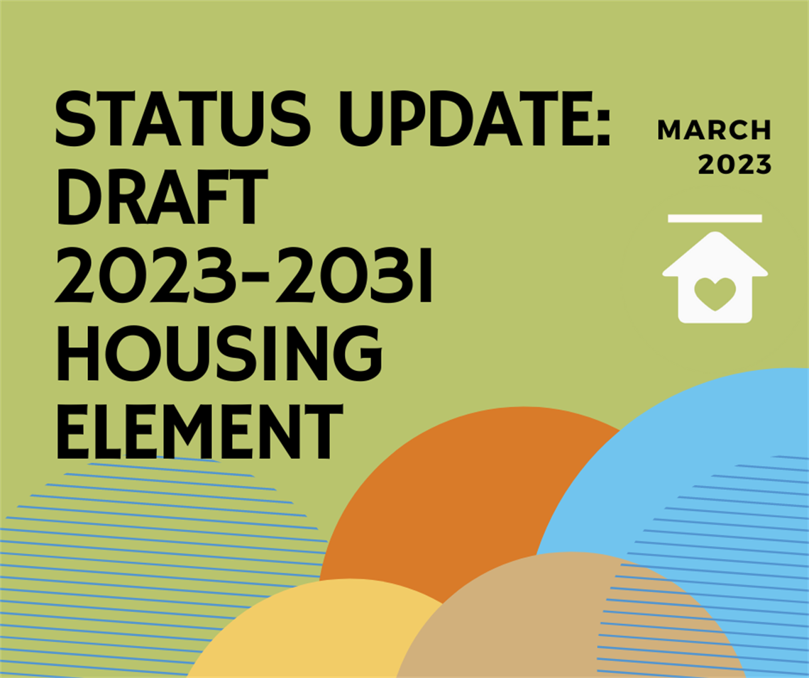 status update of the development of the housing element