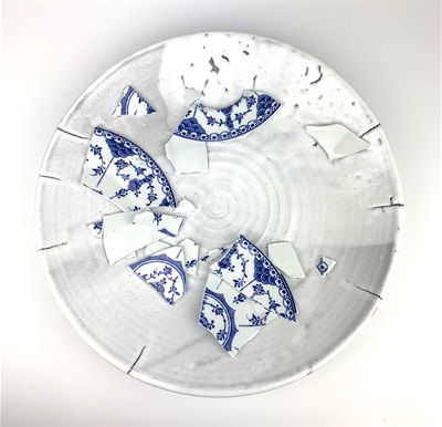 Functional platter, 2021, by Jeremiah Jenkins Functional platter by Jeremiah Jenkins