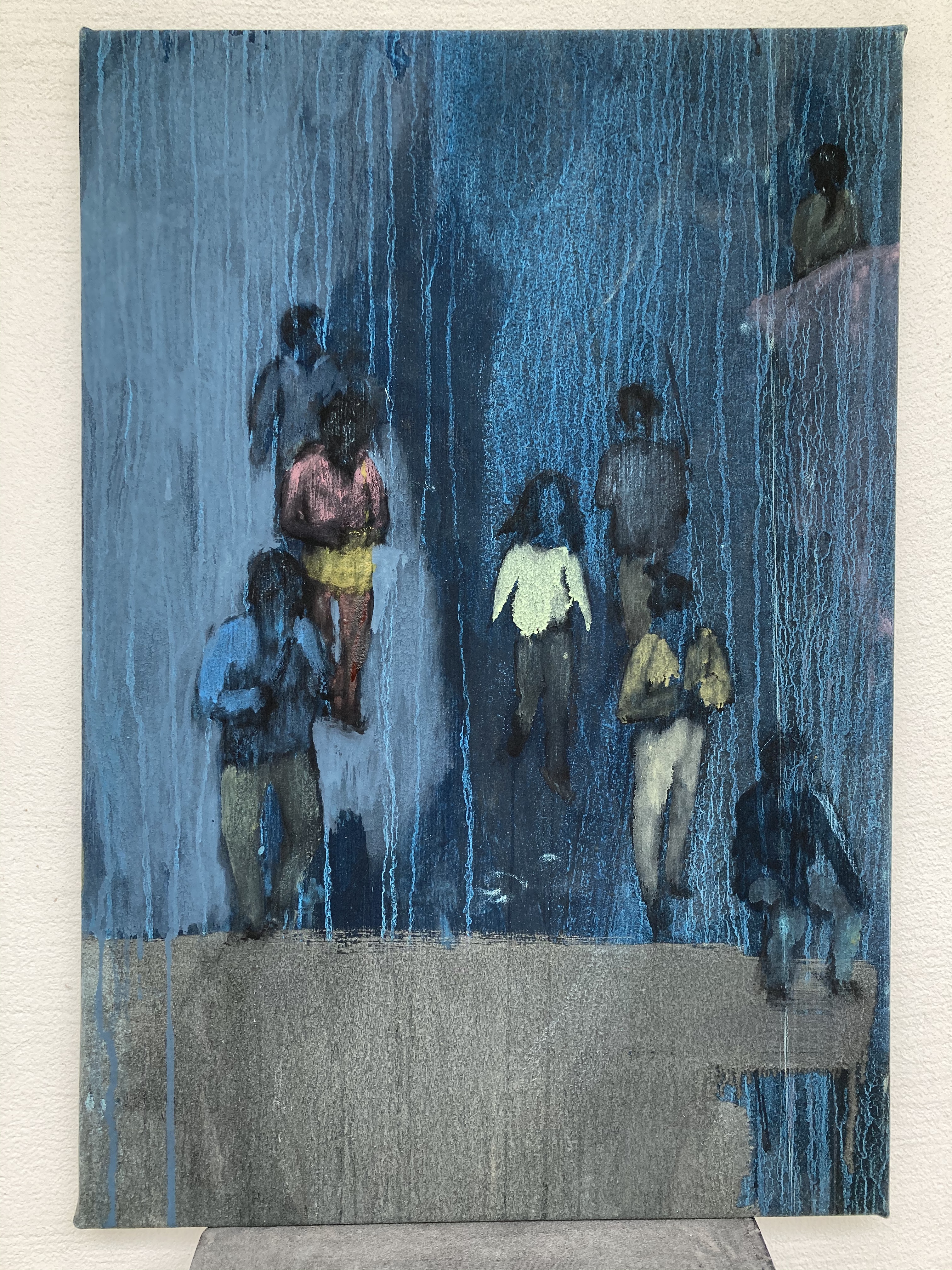 Egg tempera and oil on canvas