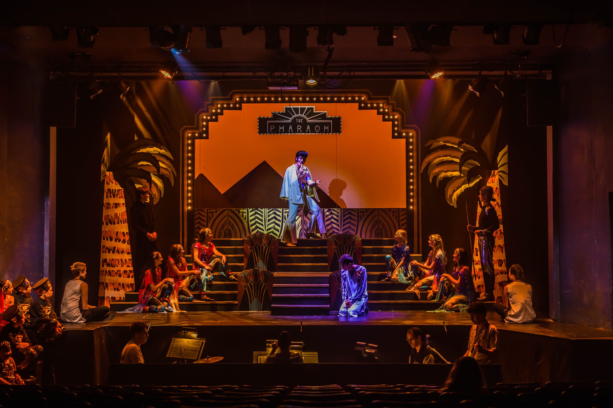 Joseph and his Technicolor dreamcoat costumes