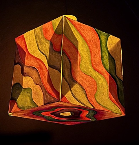 Mockup lantern by artist Kiana Honarmand