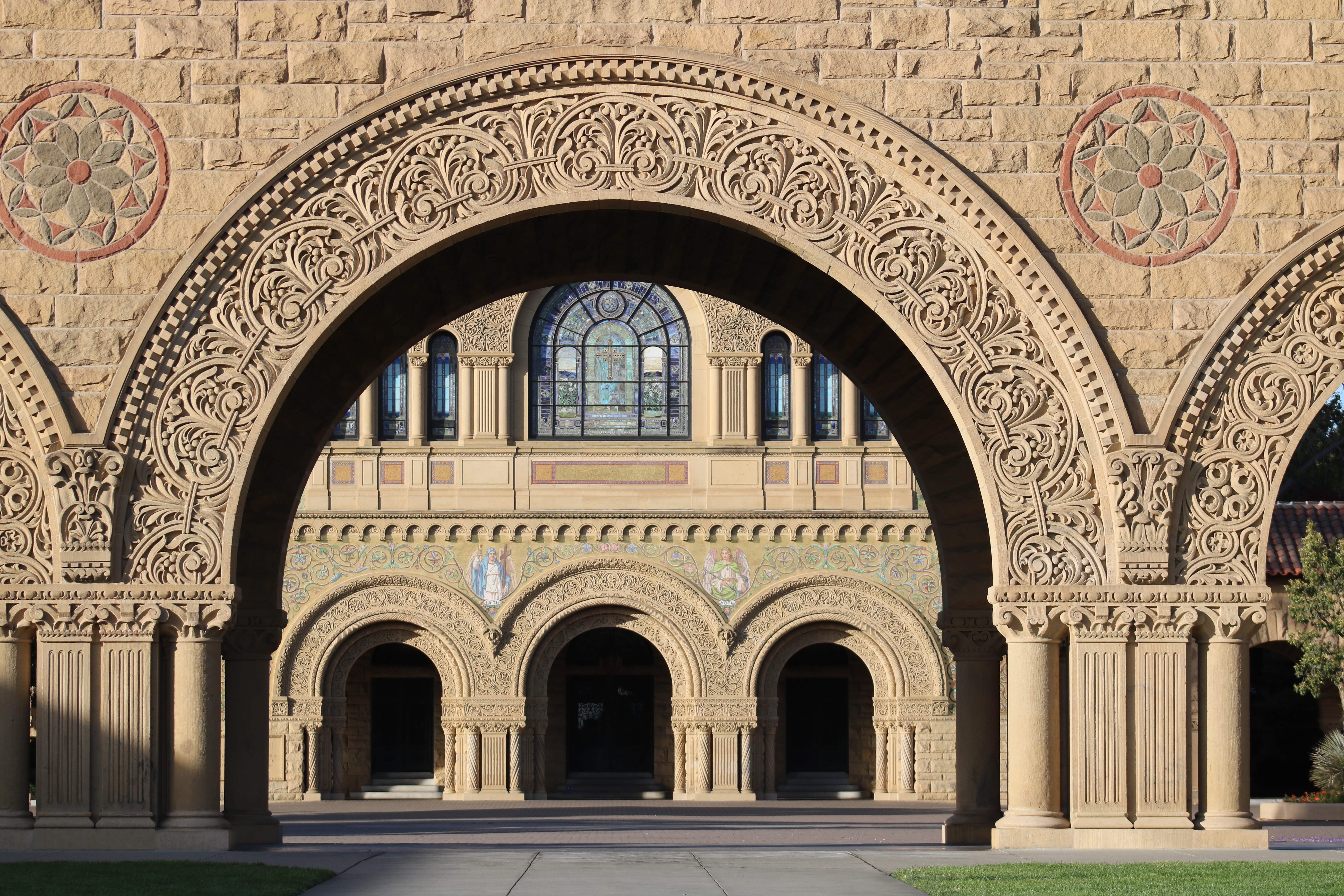 Architectural details at Stanford University