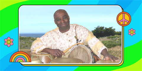 Onye Onyemaechi with drum set