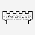 jehova's witness, top of a castle with words The Watchtower