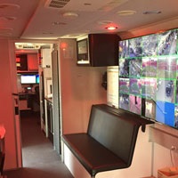 interior view of Mobile EOC front area