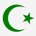 muslim symbol, crescent moon with star