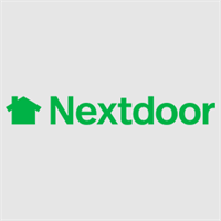 word nextdoor to the right of a house shape