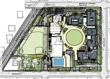 Building plan for Castilleja