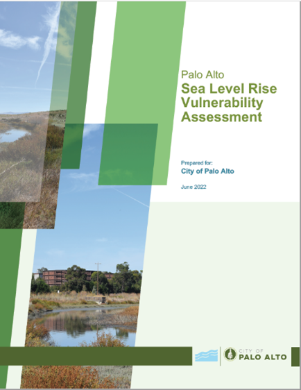 Picture of the cover of the Sea Level Rise Vulnerability Assessment document.