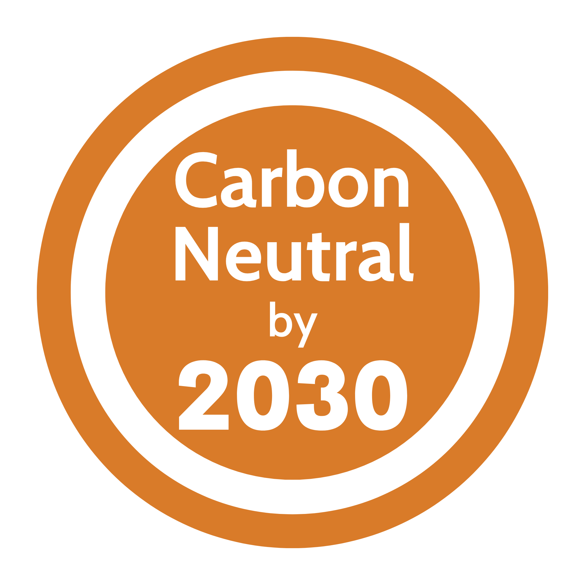 Carbon Neutral by 2030 goal icon