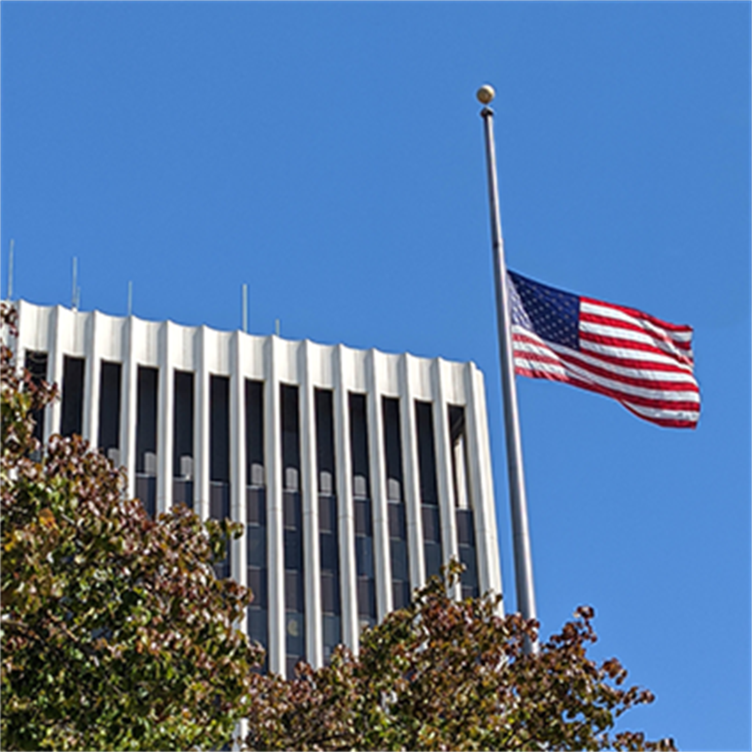 Flags Flown at HalfStaff in Honor of Highland Park Tragedy Victims
