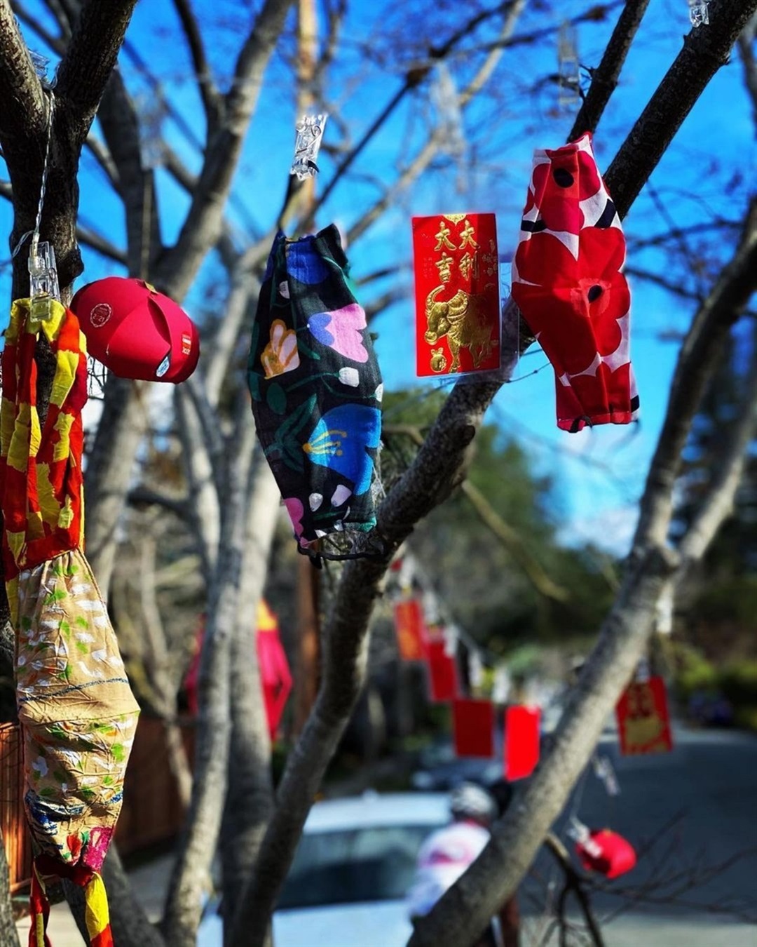 Trees of Gratitude in Old Palo Alto Lunar New Year Celebration City