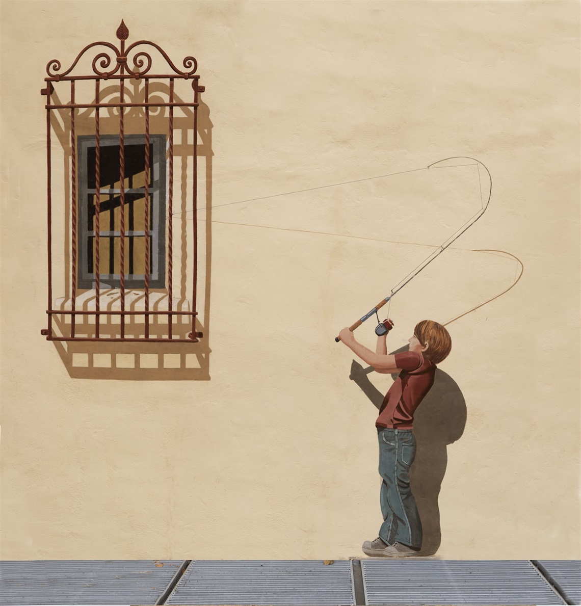Boy with Fishing Pole – City of Palo Alto, CA