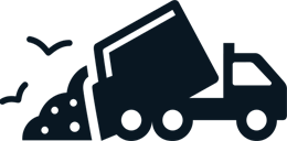 landfill truck icon