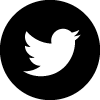 Twitter logo black and white